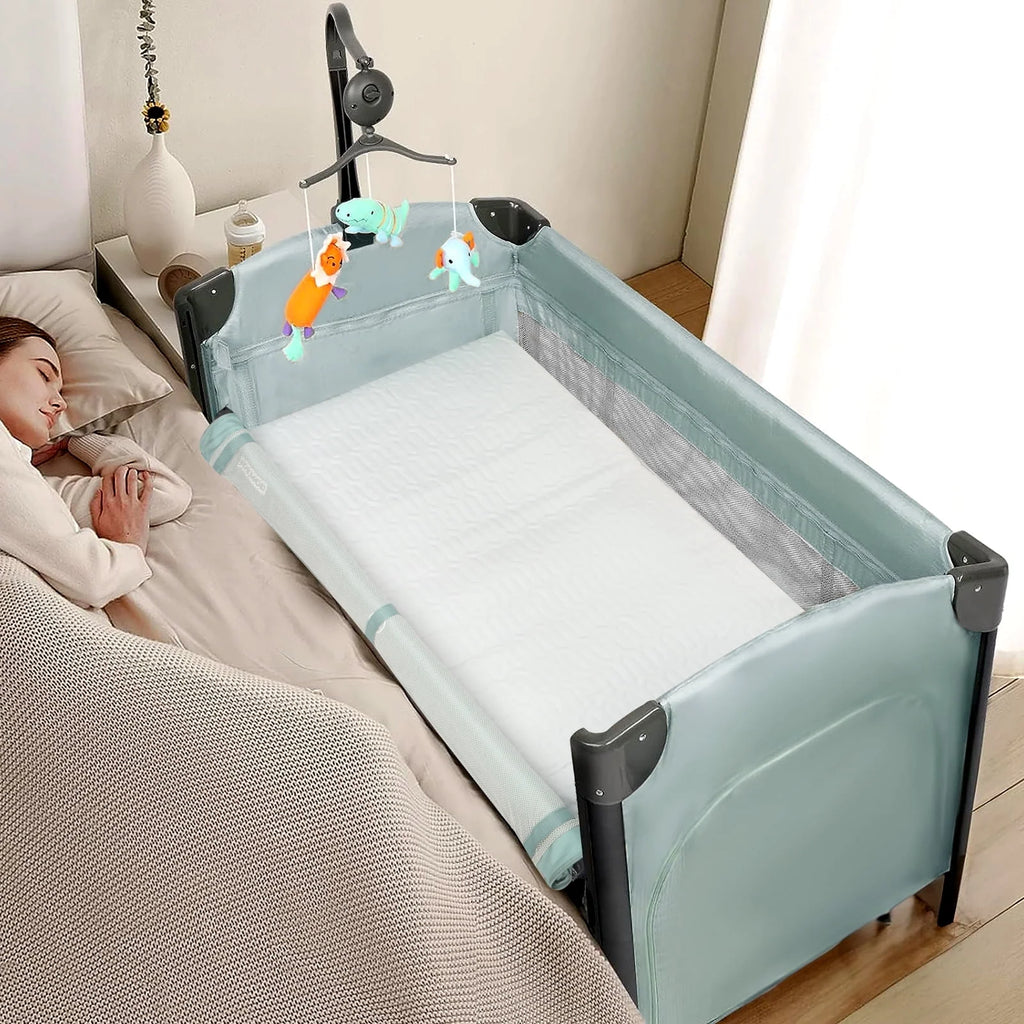 Folding Bedside Bassinet Co-Sleeper U6512