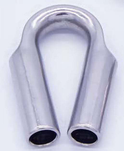 316 Stainless Steel Wire Rope Tube Thimble (18mm, 50-Pack) B603387