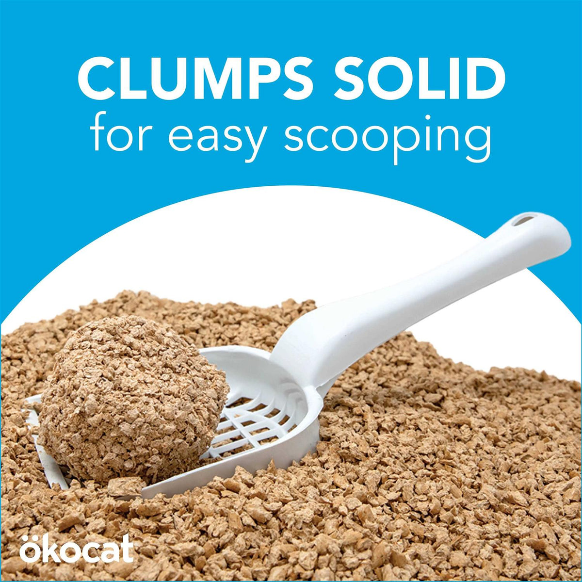 Okocat Premium Clumping Natural Wood Cat Litter M983049