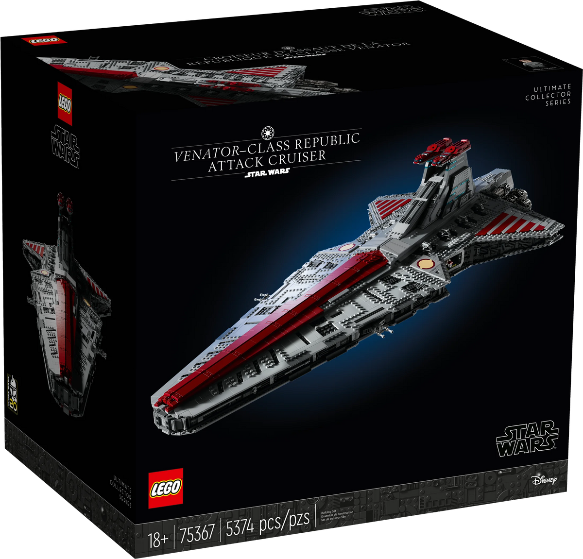 LEGO Star Wars Venator-Class Republic Attack Cruiser Ultimate Collector Series Building Set J205435