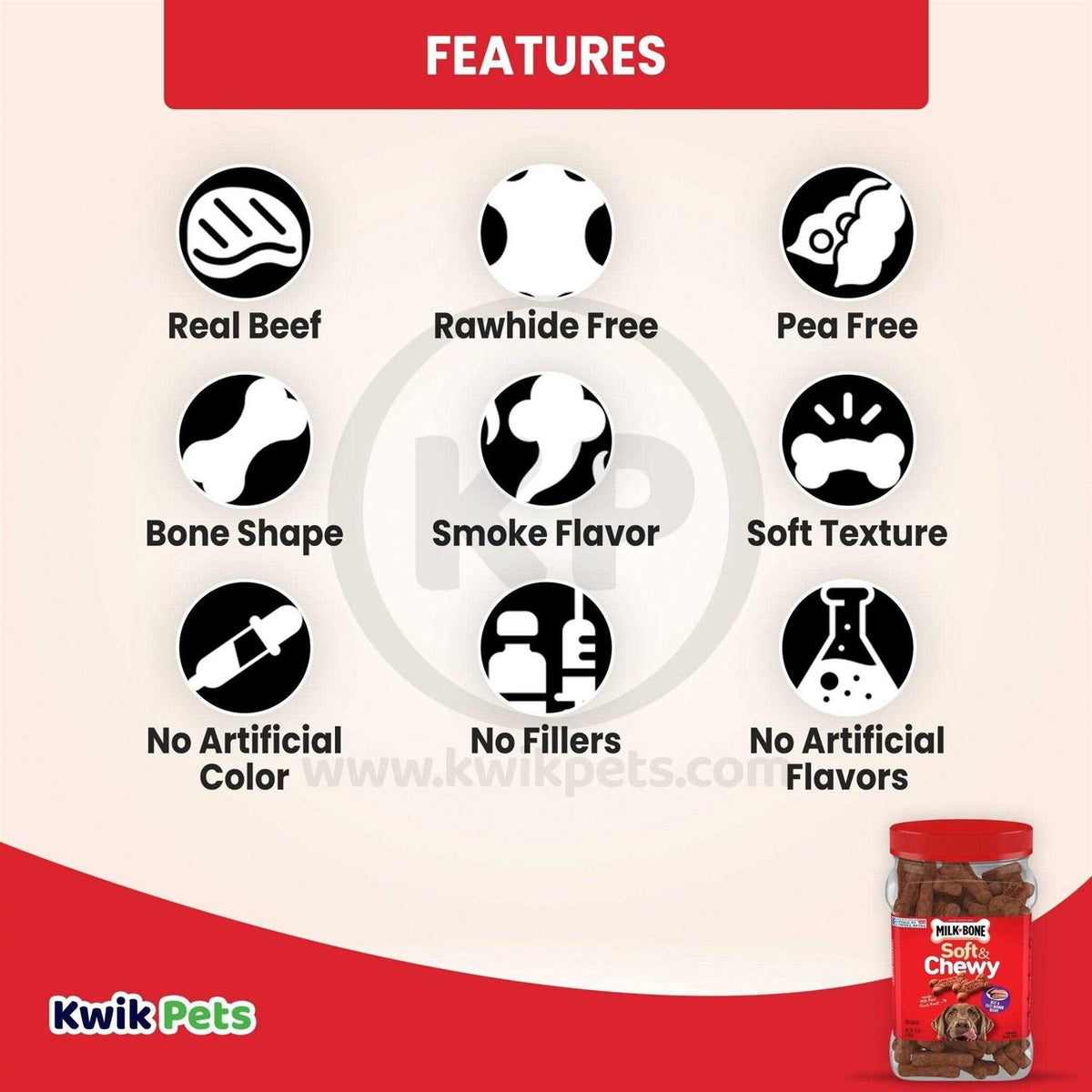 Soft & Chewy Beef Dog Treats X231