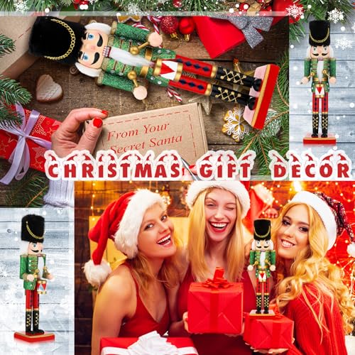 12 Inch Wooden Nutcracker Figures Christmas Decorations I195
