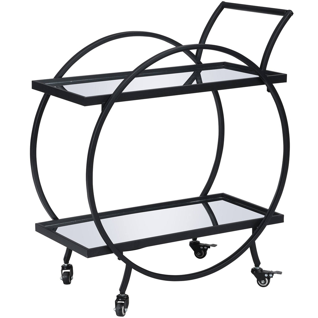 Gold Metal Bar Cart Y885