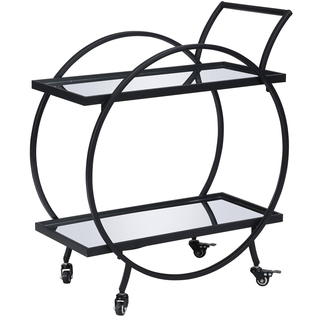 Gold Metal Bar Cart Y885