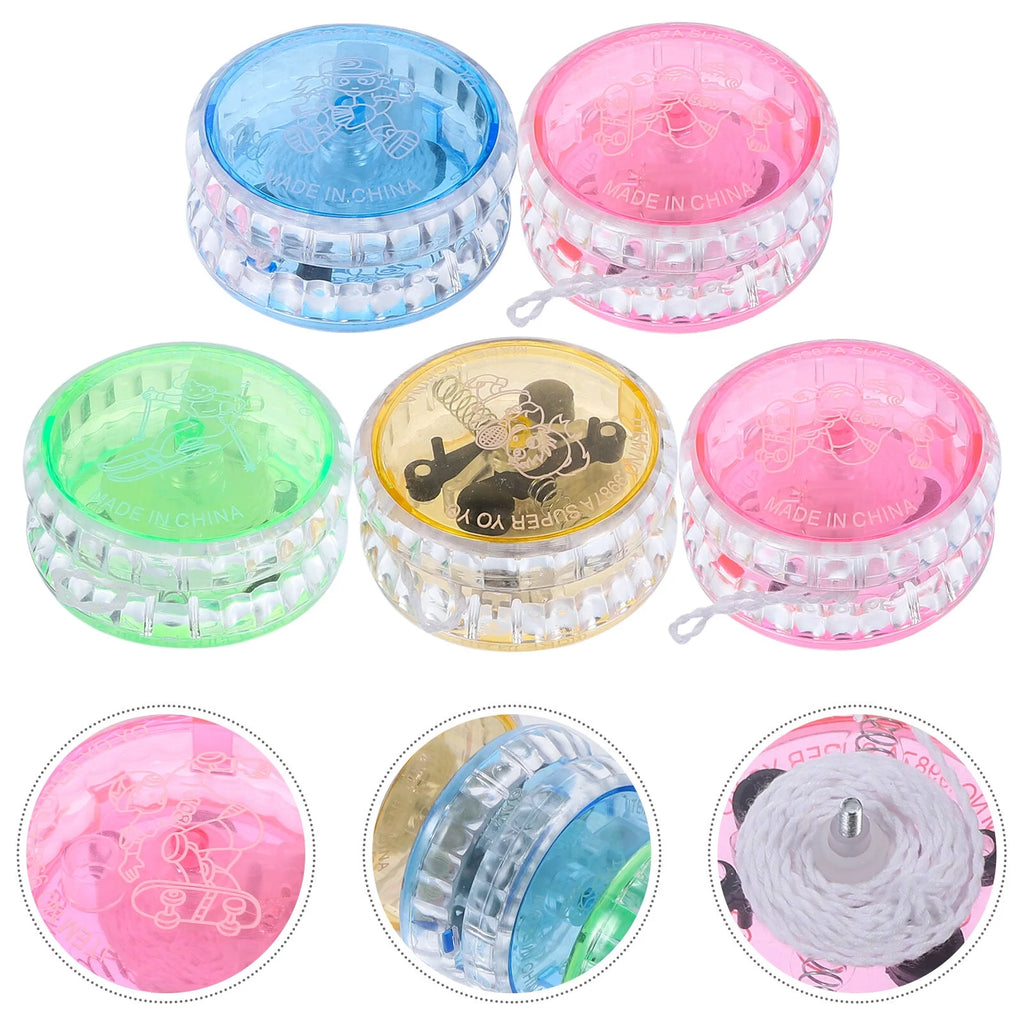 5pcs Plastic Yo-yo Balls Educational Toy R25769