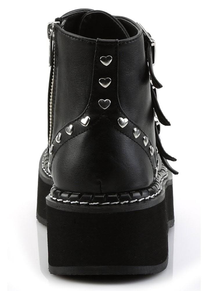 Black Vegan Leather Shoes L777865