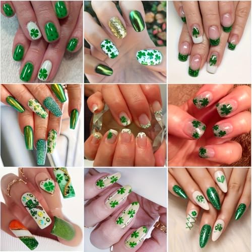 16 Sheets 7 Holiday Nail Art Stickers, Variety Pack All Season Nail Decals with Tweezers, 3D Self-Adhesive Nail Decoration S378920