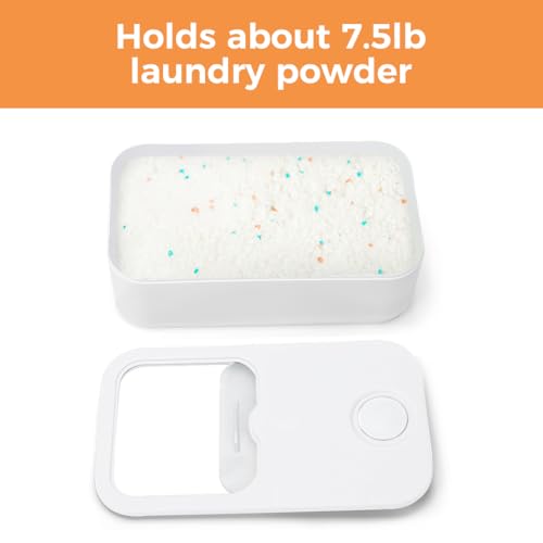 Large Capacity 7.5Lb Laundry Powder Container (Grey) D47184