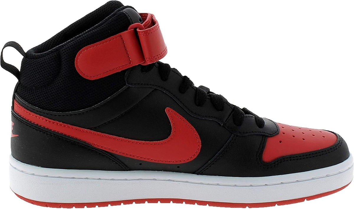 Boy's Court Borough Mid 2 Black University Red White 7 Big Kid M M82536