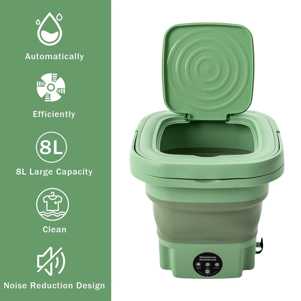 8L Foldable Mini Washing Machine Q15846