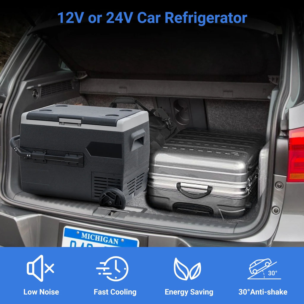 65L 12V/24V Electric Compressor Cool Box Y1942