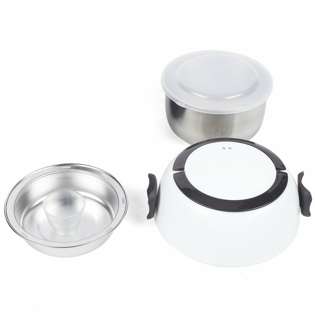 1.3L Electric Lunch Box Food Heater with 2 Stainless Steel Bowls F51594