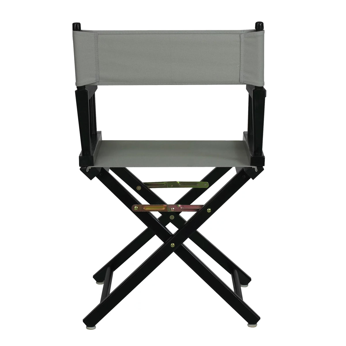 18" Director's Chair Black Frame-Gray Canvas N1588