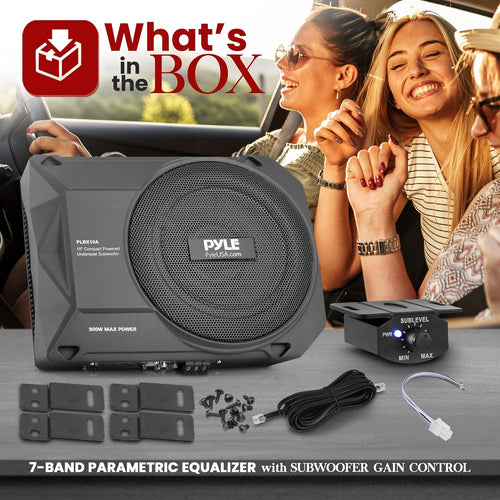 10-Inch Low-Profile Amplified Subwoofer System B9174