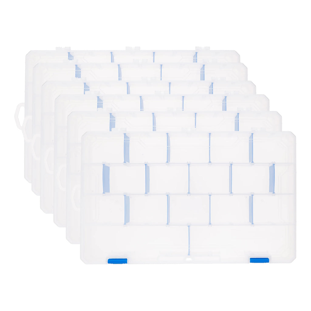 36 Compartments 6 Pack Plastic Fishing Tackle Box S58286