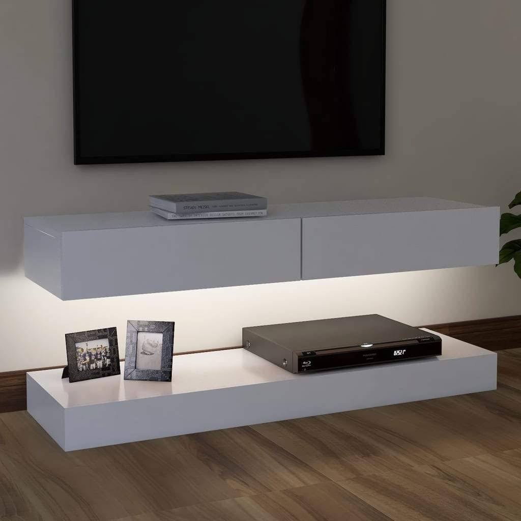 Black TV Cabinet with LED Lights Q5601