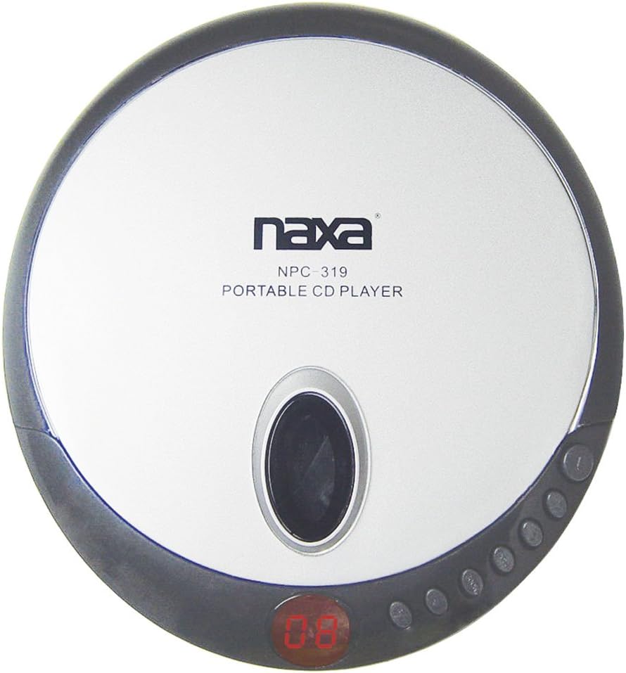 Portable CD Player with Earbuds Black C216