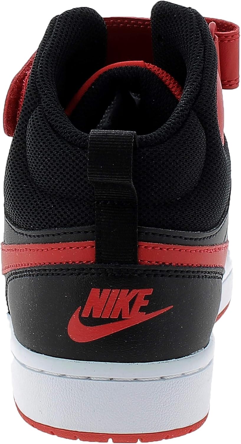 Boy's Court Borough Mid 2 Black University Red White 7 Big Kid M M82536