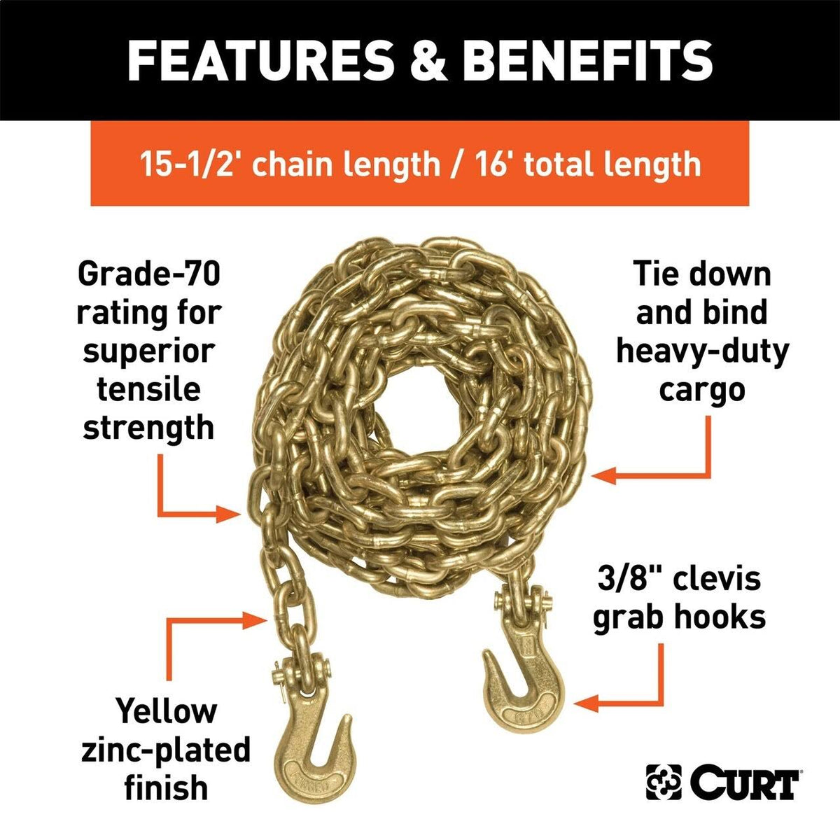Transport Binder Safety Chain K463