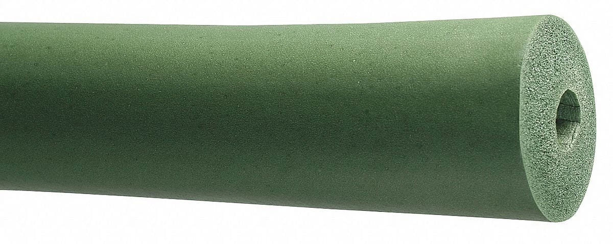NBR Pipe Insulation, 1 in. ID, 6 ft. C969