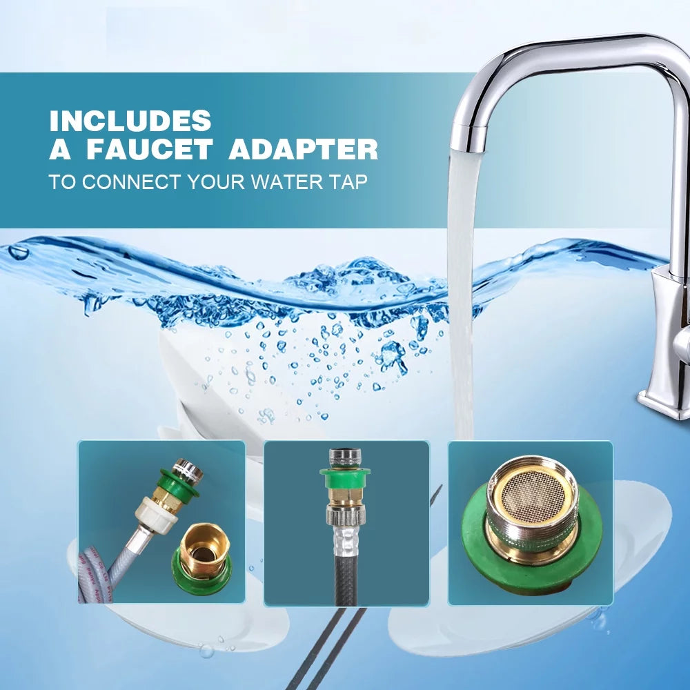 Fully Automatic 2-in-1 Washer & Dryer Machine 8 lbs. Capacity White V724652