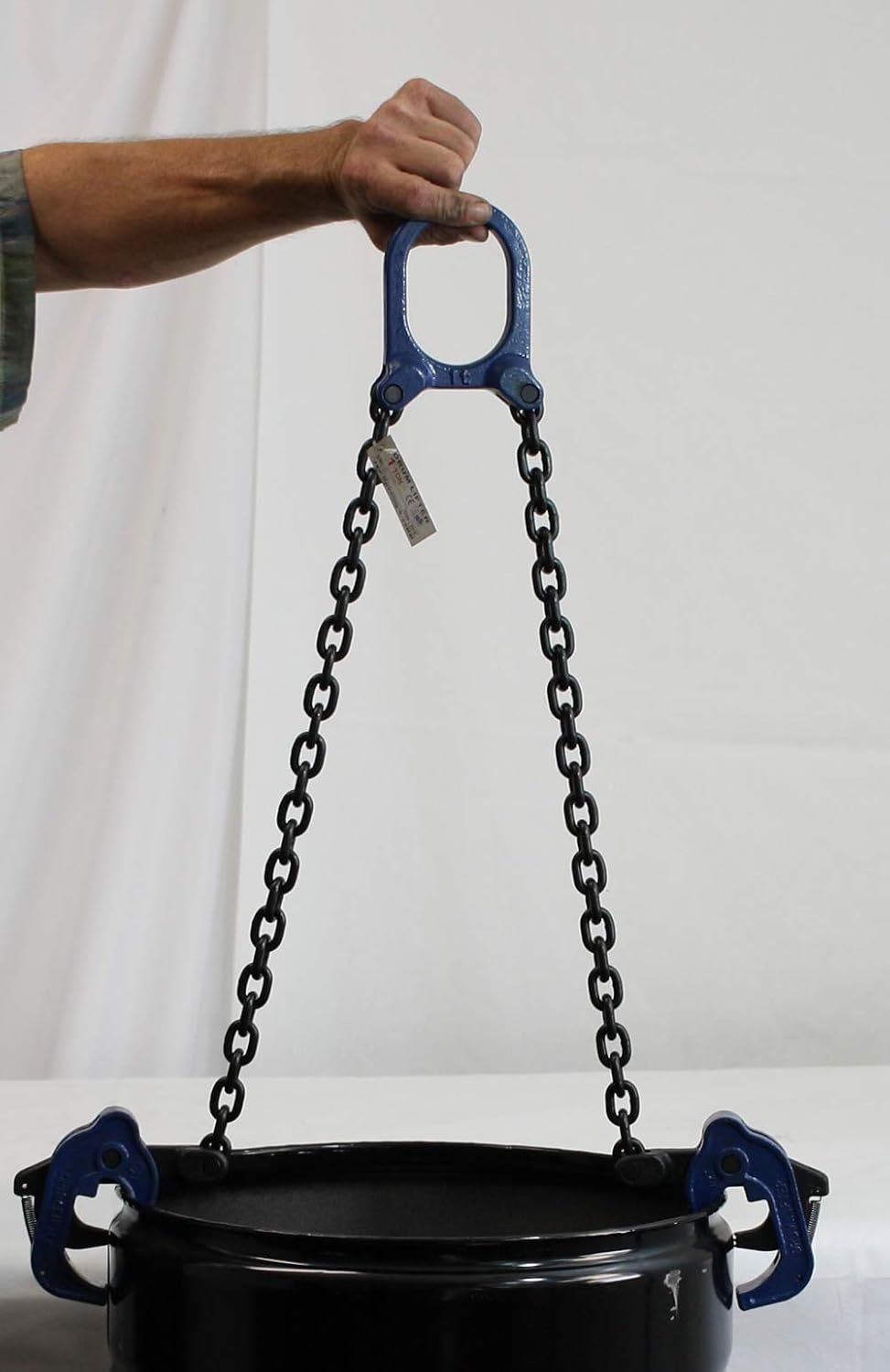 Chain Drum Lifter 2000 lbs WLL Vertical Hoist Self Locking R837127