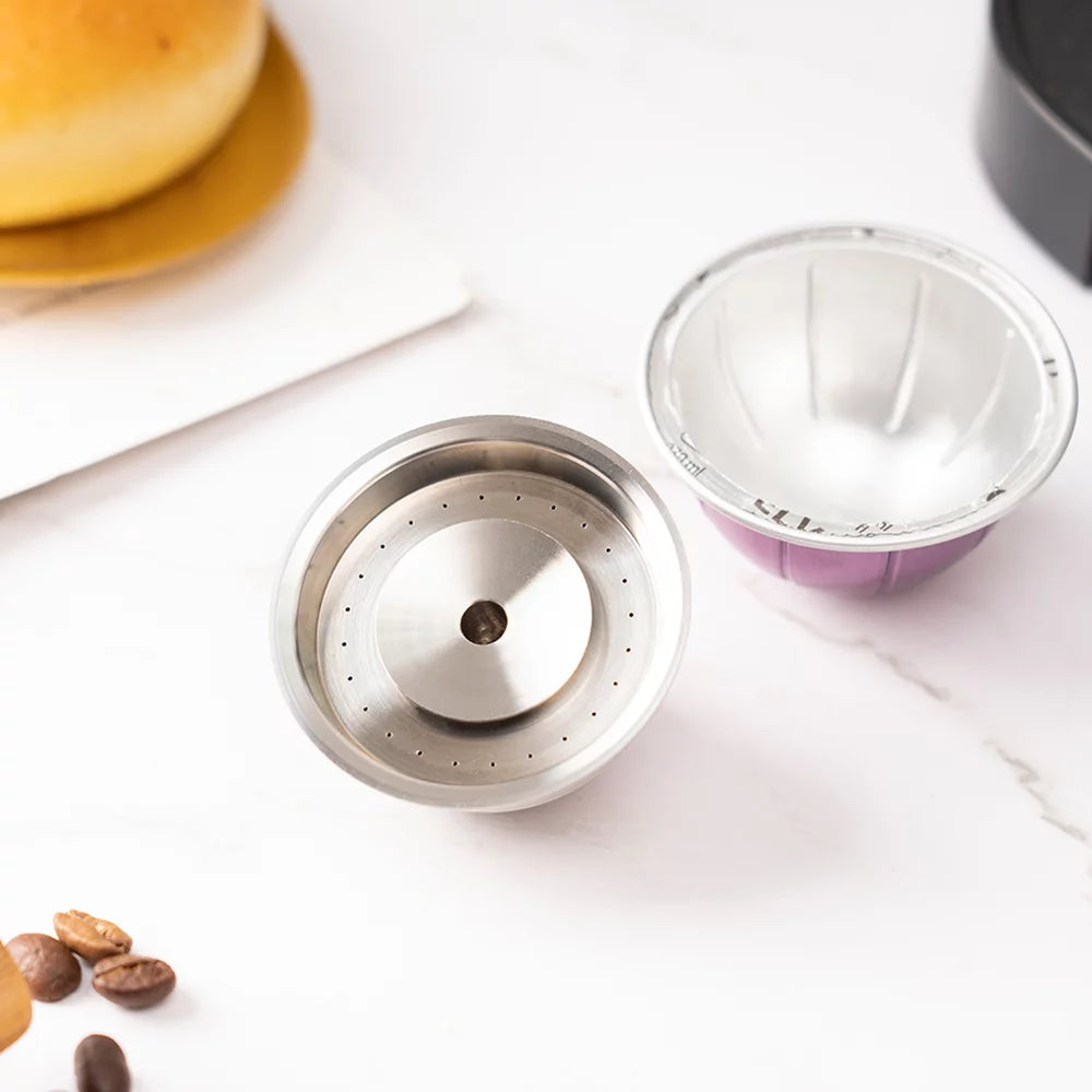 Stainless Steel Reusable Coffee Capsules Filter Set Z549533