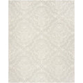 Sage Ivory Damask Area Rug 10' x 14' H1882