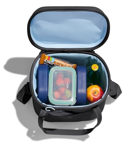 Insulated Soft Lunch Bag 12 L Capacity in Koala Gray and Black C813037