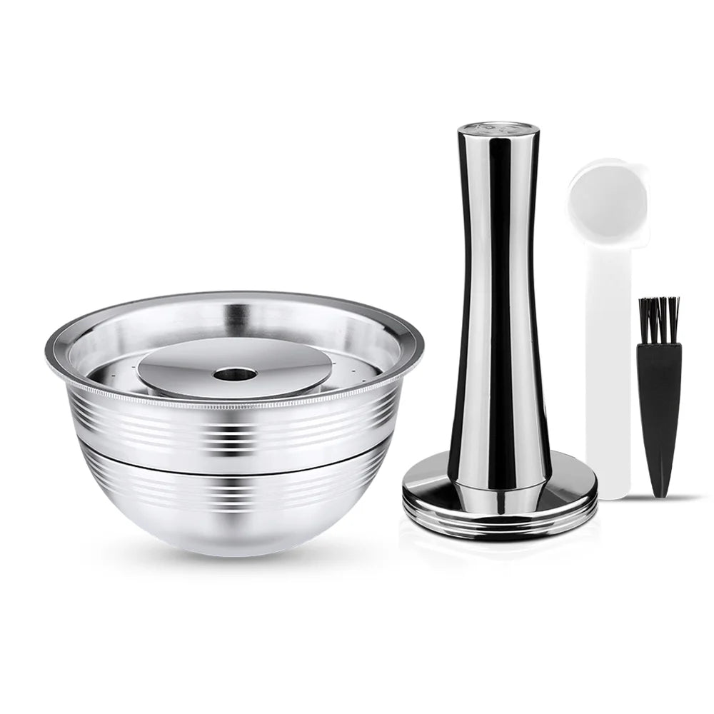 Stainless Steel Reusable Coffee Capsules Filter Set Z549533