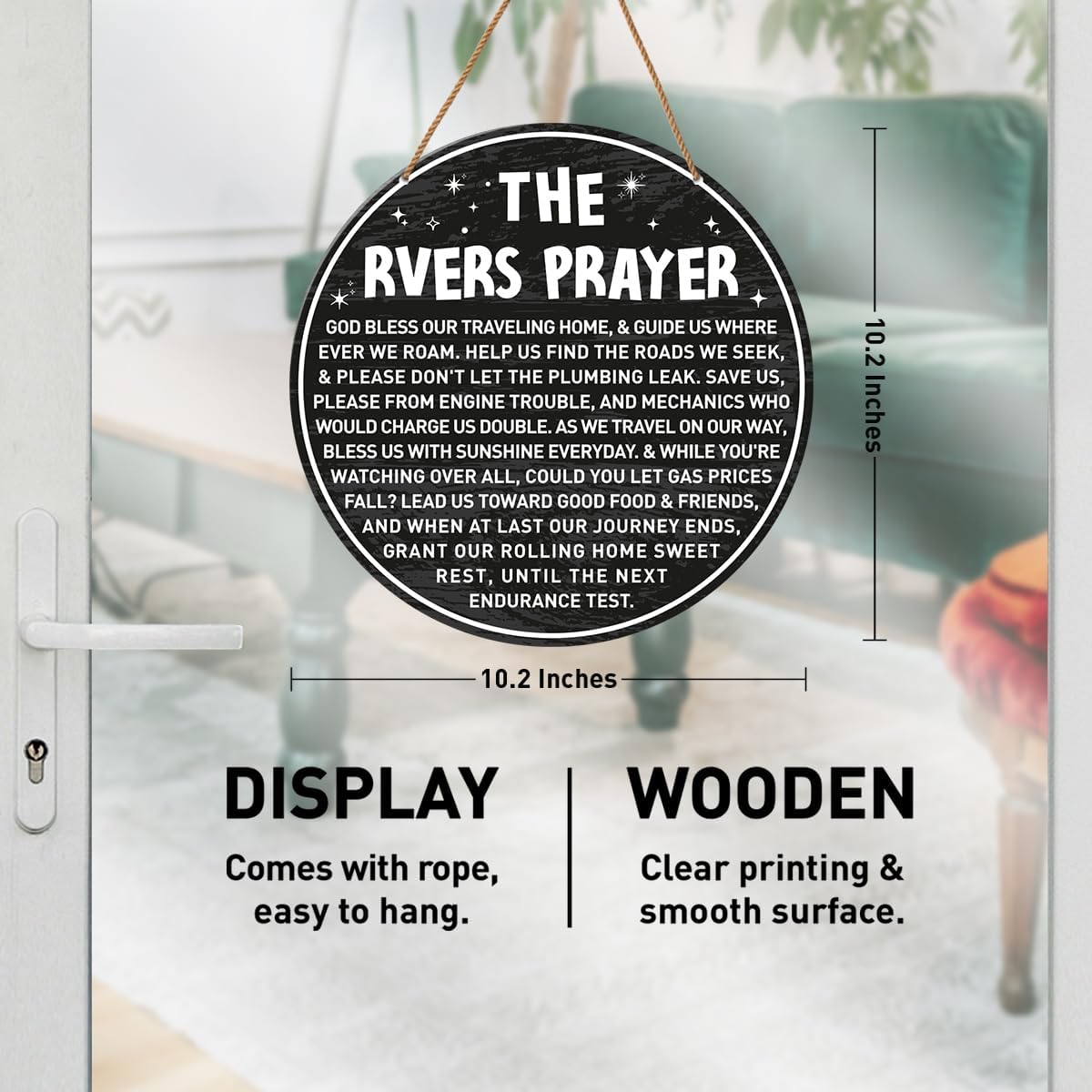 Camping Wall Decor Sign D2327
