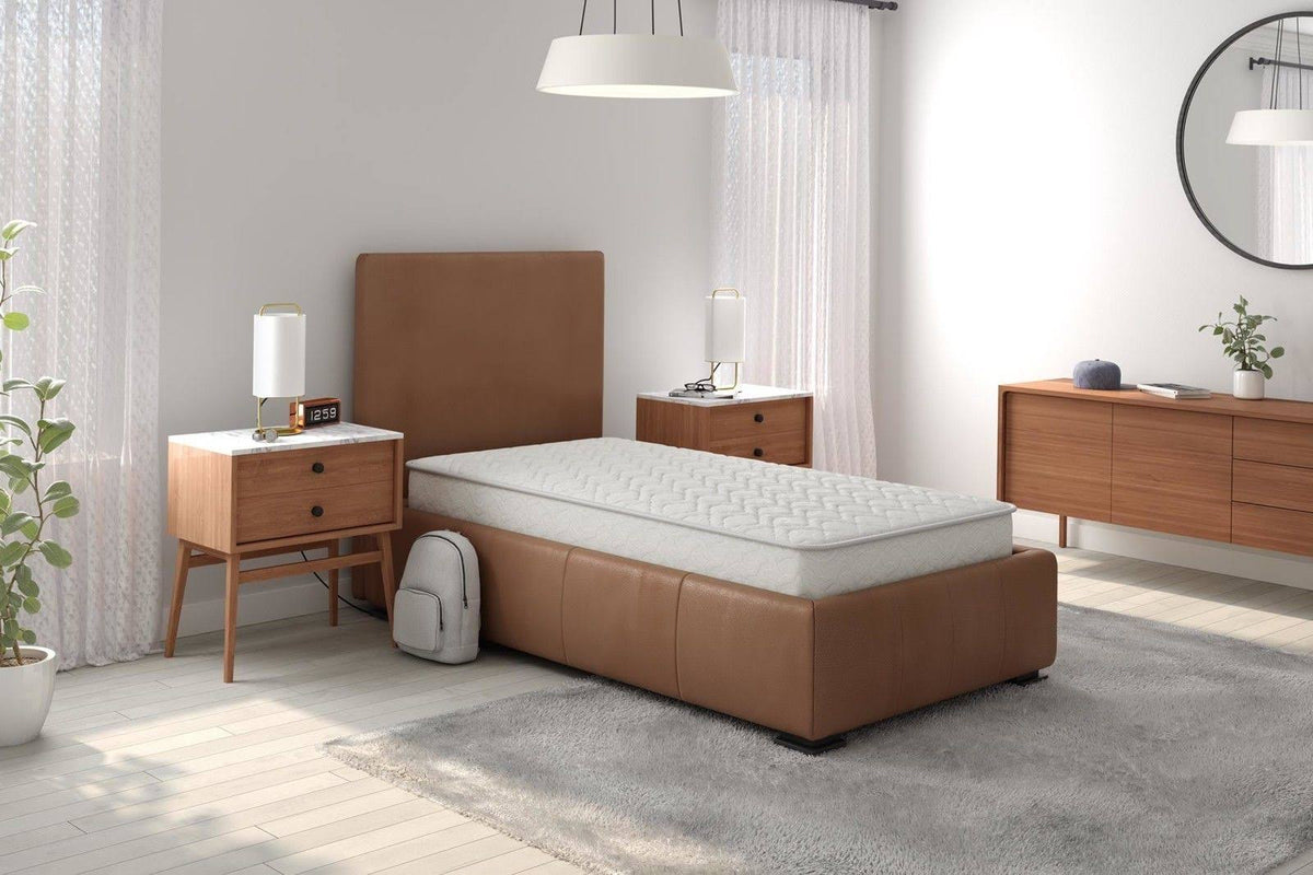 White Twin 8 inch Independently Encased Coil Mattress M64108