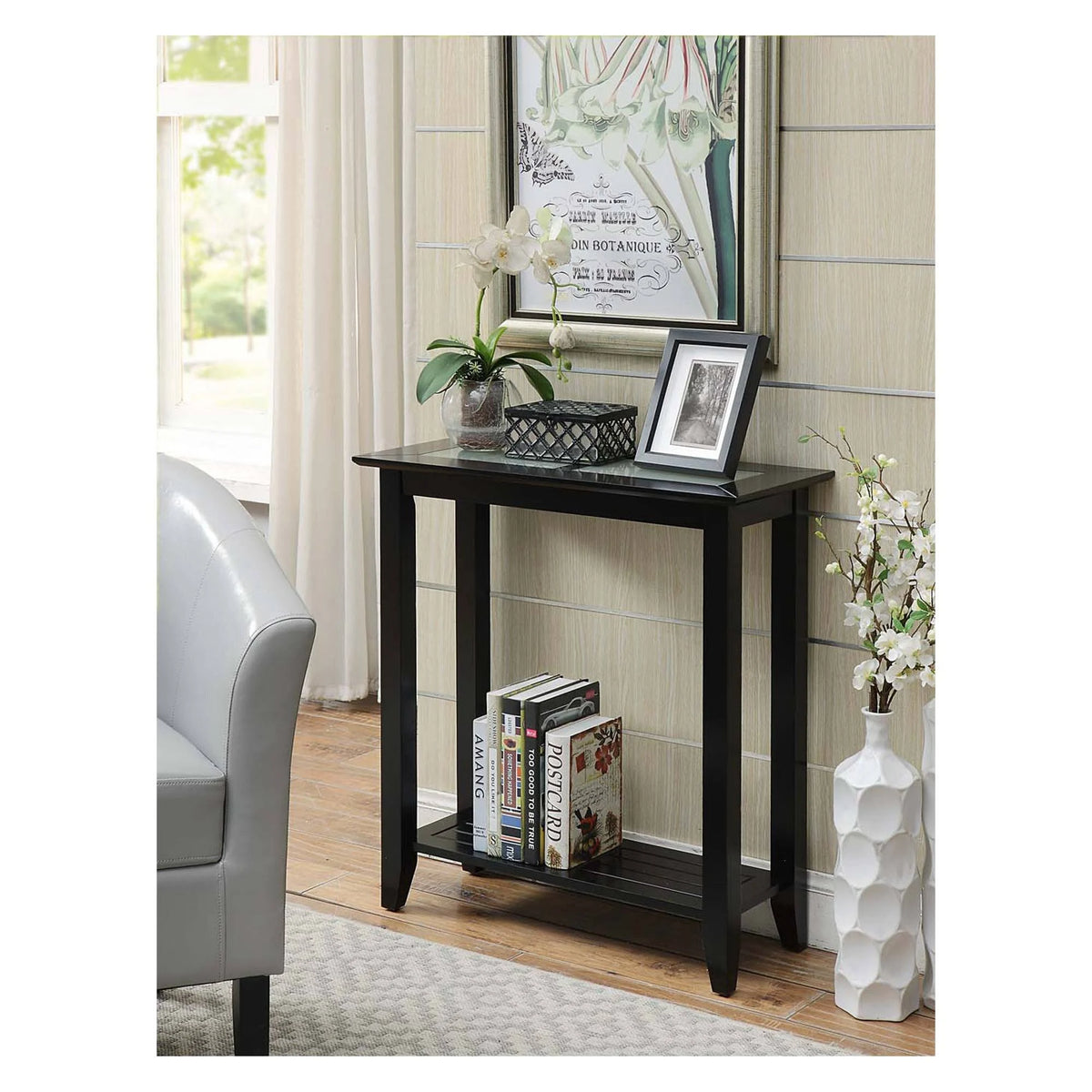 Black Hall Table E244