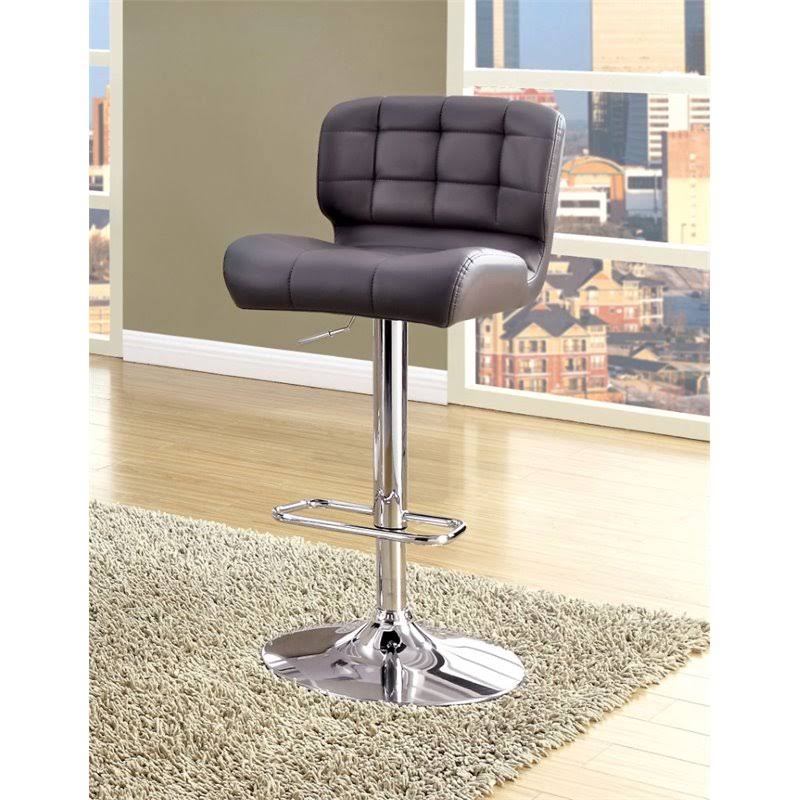 Adjustable Faux Leather Bar Stool U99319