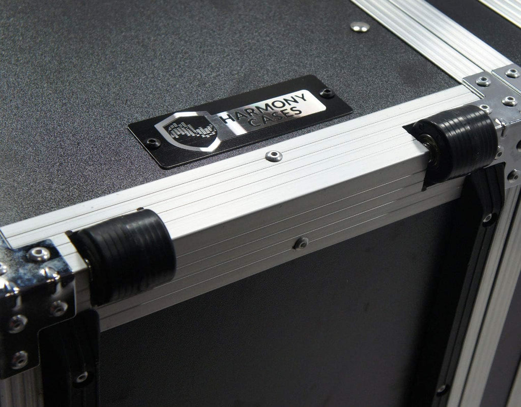 DJ Flight 10U FX Effect 16 Depth Case with Casters & Handle K84836