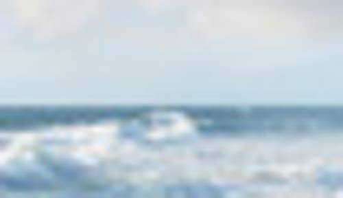 Shore and Waves Painting Print on Wrapped Canvas C101830