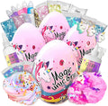 Unicorn Surprise Slime Egg Bundle 4 Pack Variety Slime Making Kit with Butter, Cloud, Glitter, Stardust Slime B26928
