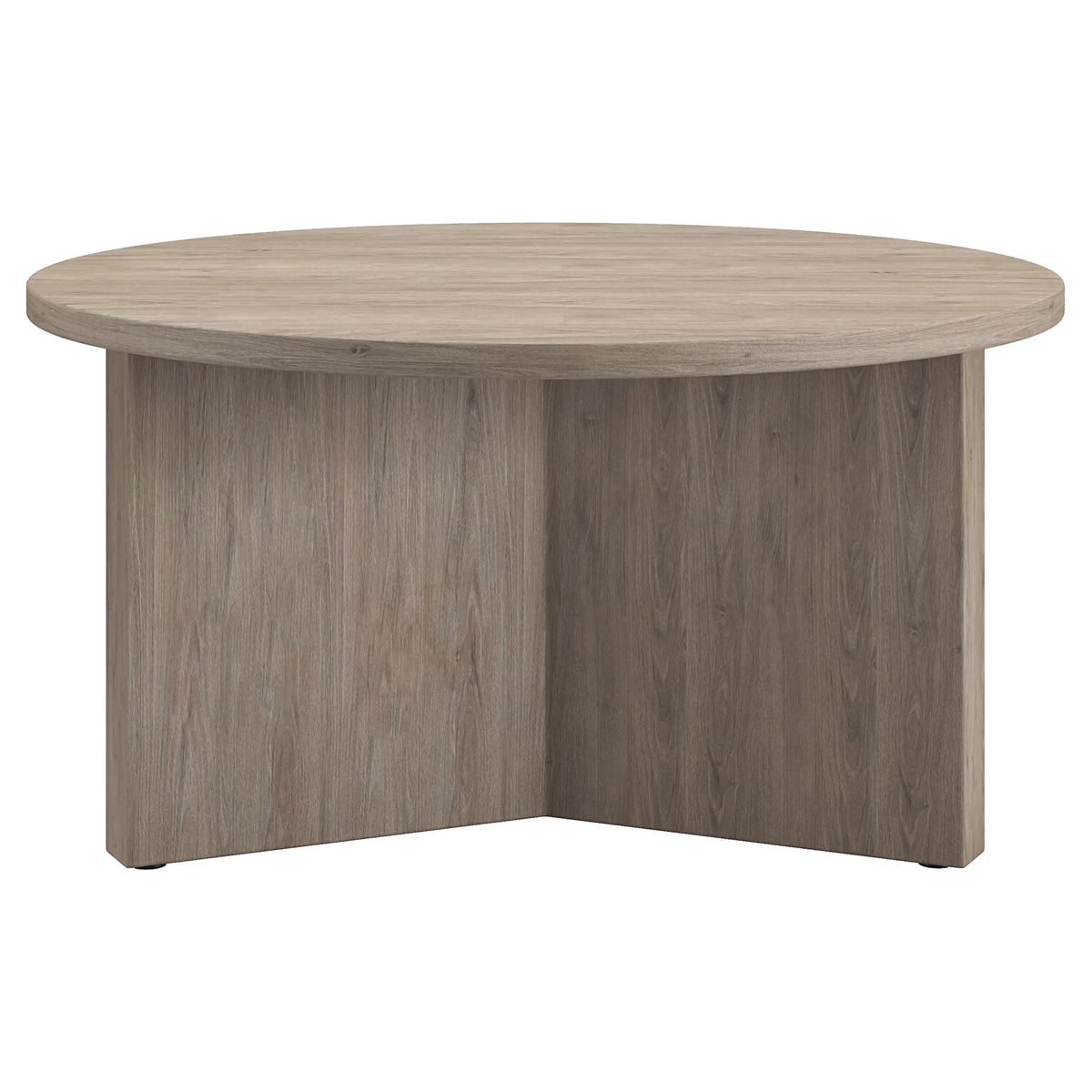 Grey Grain Round Coffee Table D33376