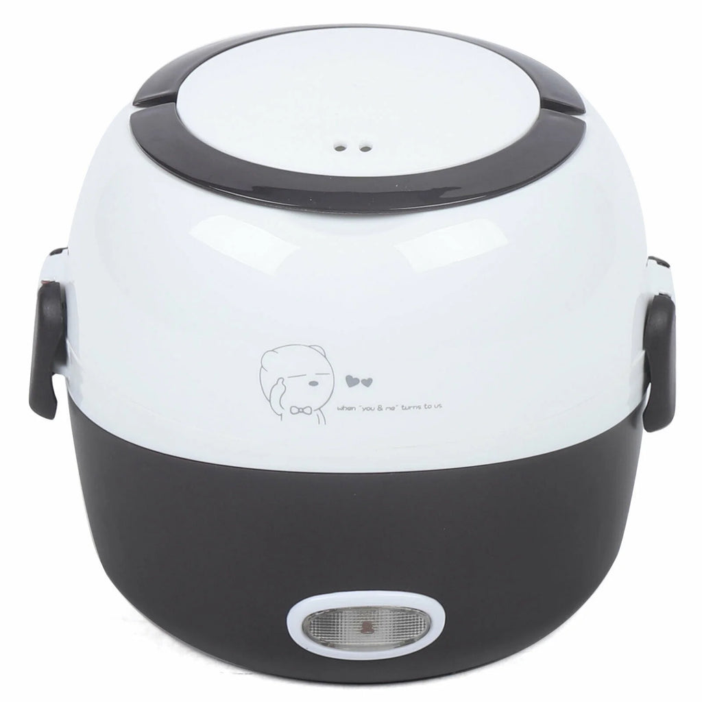 1.3L Electric Lunch Box Food Heater with 2 Stainless Steel Bowls F51594