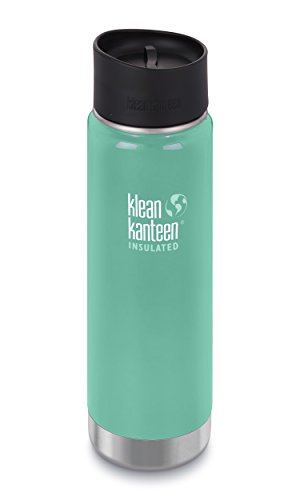 Wide Double Wall Vacuum Insulated Stainless Steel Coffee Mug with Leak Proof Café Cap R5830