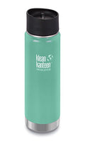 Wide Double Wall Vacuum Insulated Stainless Steel Coffee Mug with Leak Proof Café Cap R5830