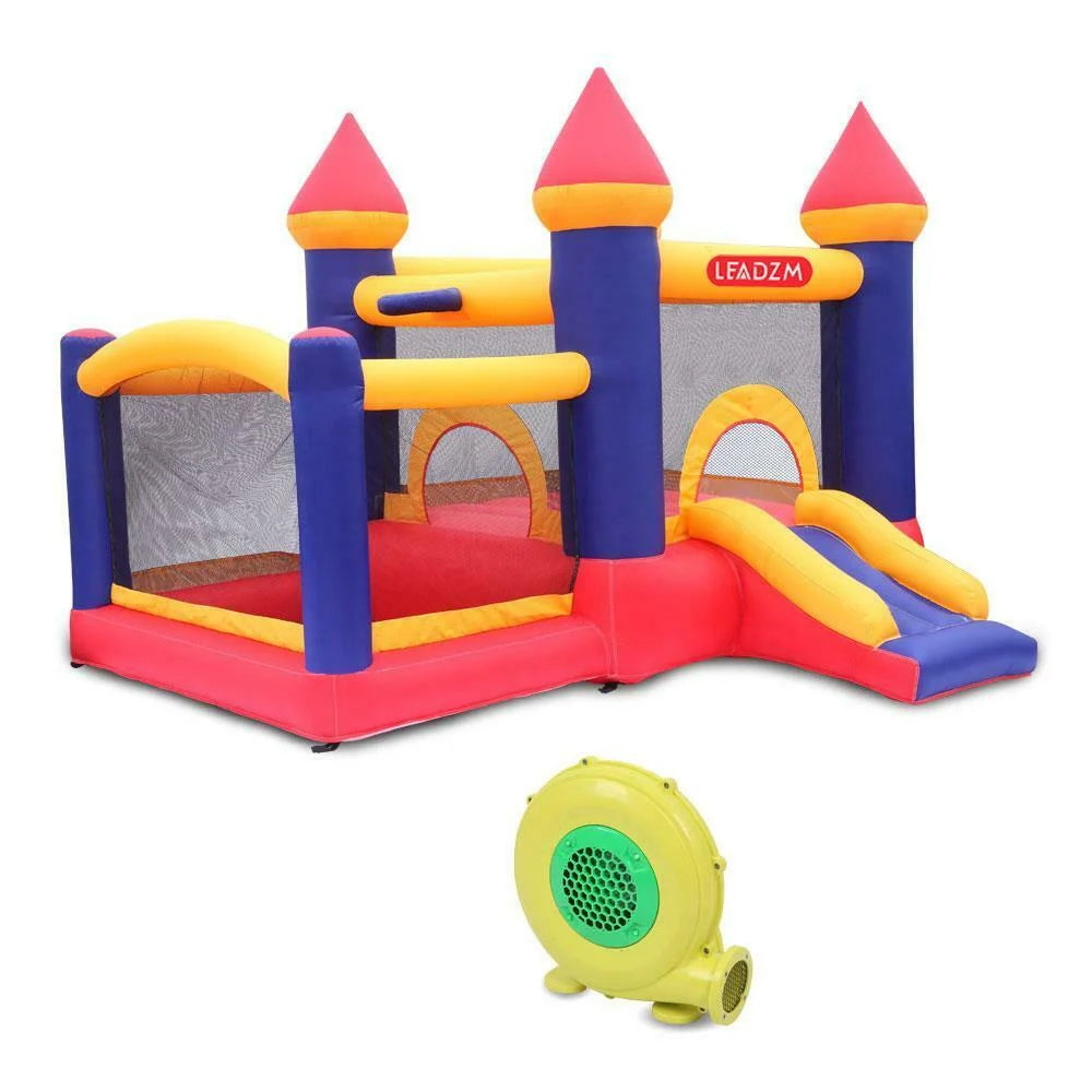 Inflatable Bounce House Castle Kids Slide Jumper Bouncer 2 Room with Blower T56620
