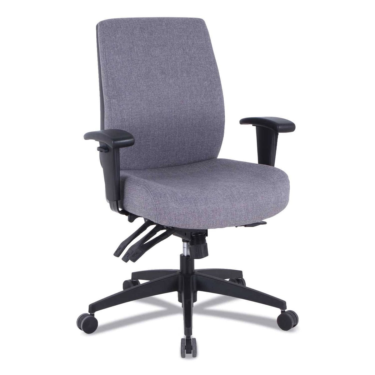 Gray Mid-Back Multifunction Task Chair P8010