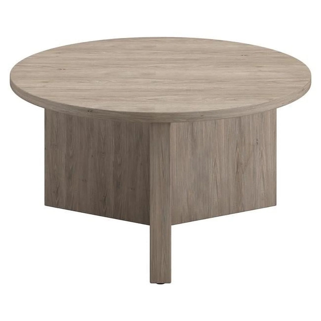 Grey Grain Round Coffee Table D33376