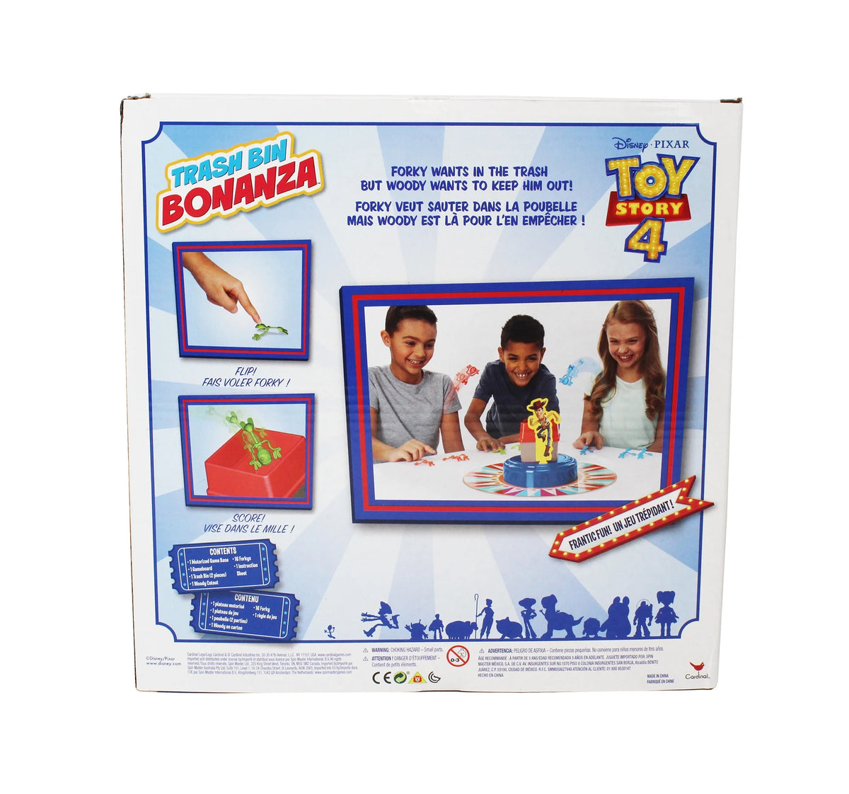 Trash Bin Bonanza Game with Woody and Forky Y6802