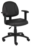 Black Posture Chair with Adjustable Arms C29168