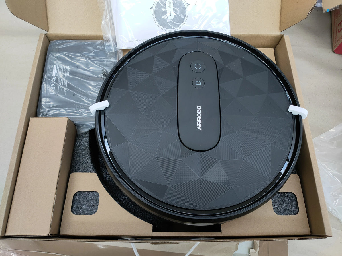 Pre-Owned Black Wi-Fi Connected Robotic Vacuum W605619