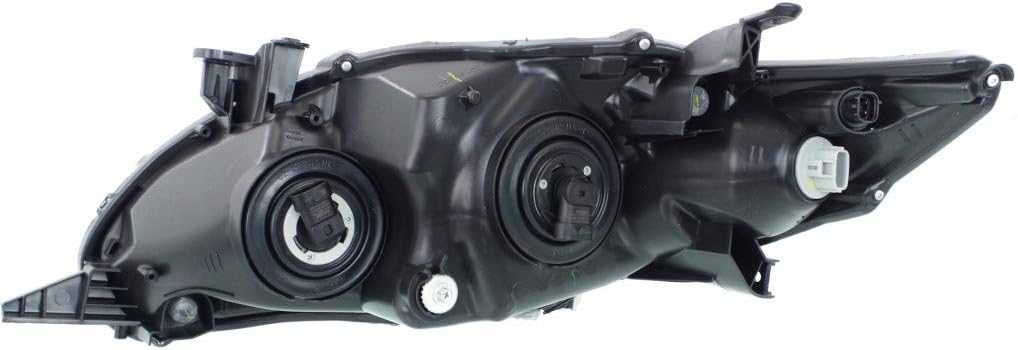 Passenger Side Headlight for Toyota Corolla 2011 2012 2013 with Bulbs Q37545