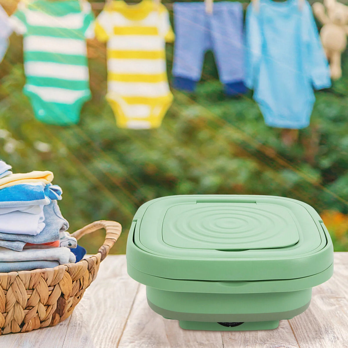 8L Foldable Mini Washing Machine Q15846