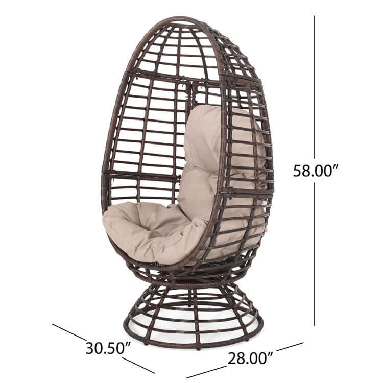 Wicker Chair With Cushion G499